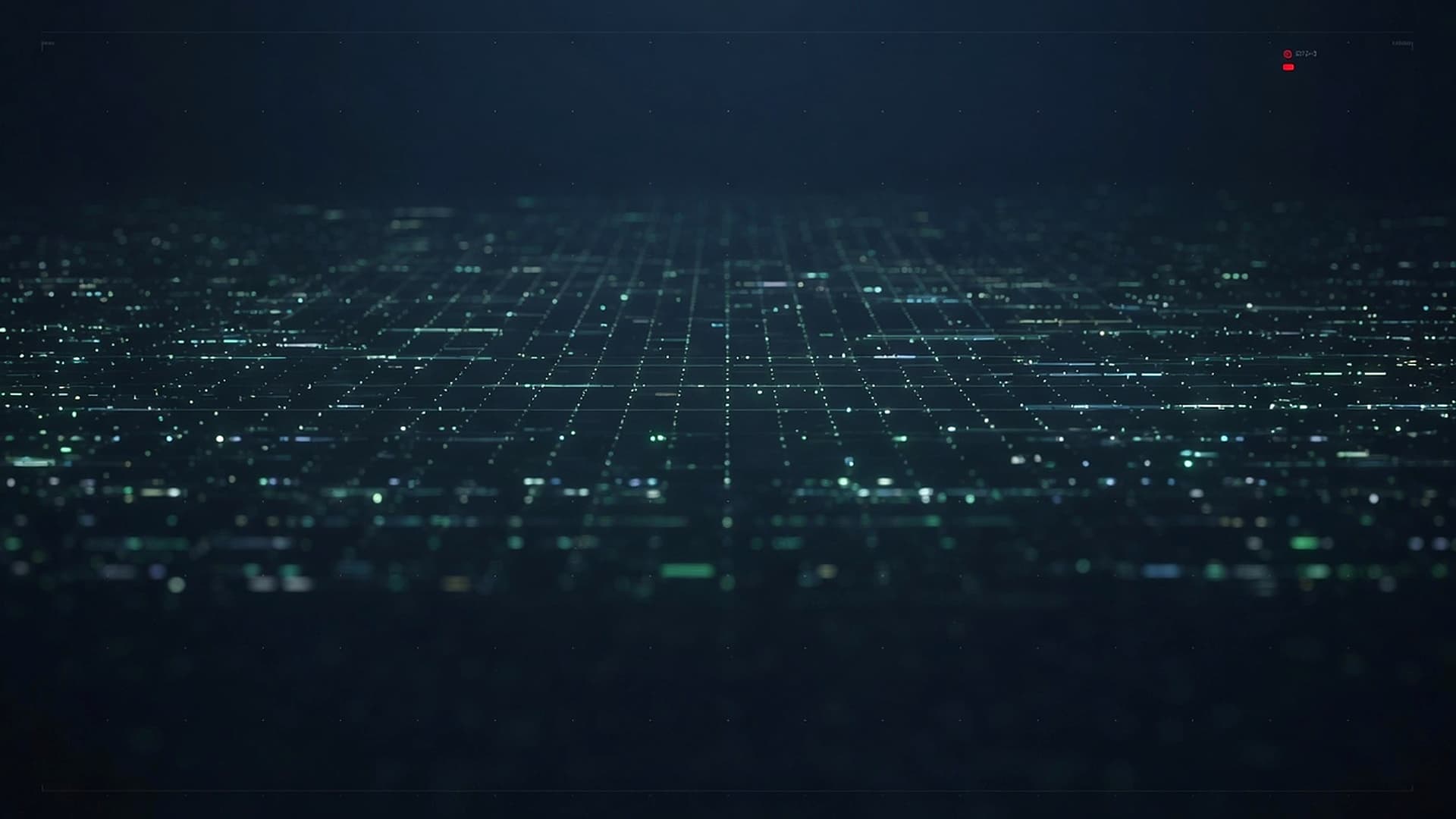 Calm monitoring field with a single severity indicator — security analysis